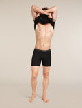 Men's 150 Anatomica Long Boxers Black - 5