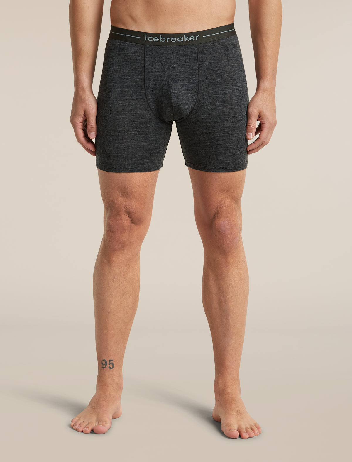 icebreaker® Boxeur long Anatomica Men's Jet Heather Men - 1