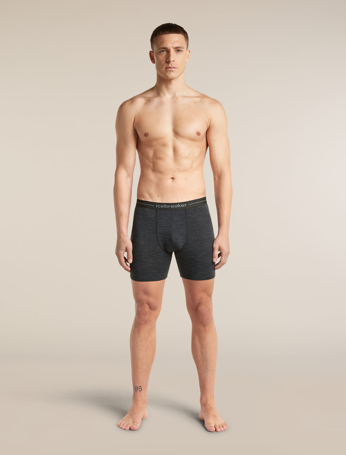 icebreaker® Boxeur long Anatomica Men's Jet Heather Men - 3
