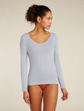 Merino Siren Langarmshirt Sweetheart Damen  - 1