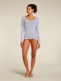 Merino Siren Langarmshirt Sweetheart Damen  - 3