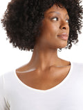 Maglia con scollo a cuore e maniche lunghe in lana merino Siren Donna  - 5