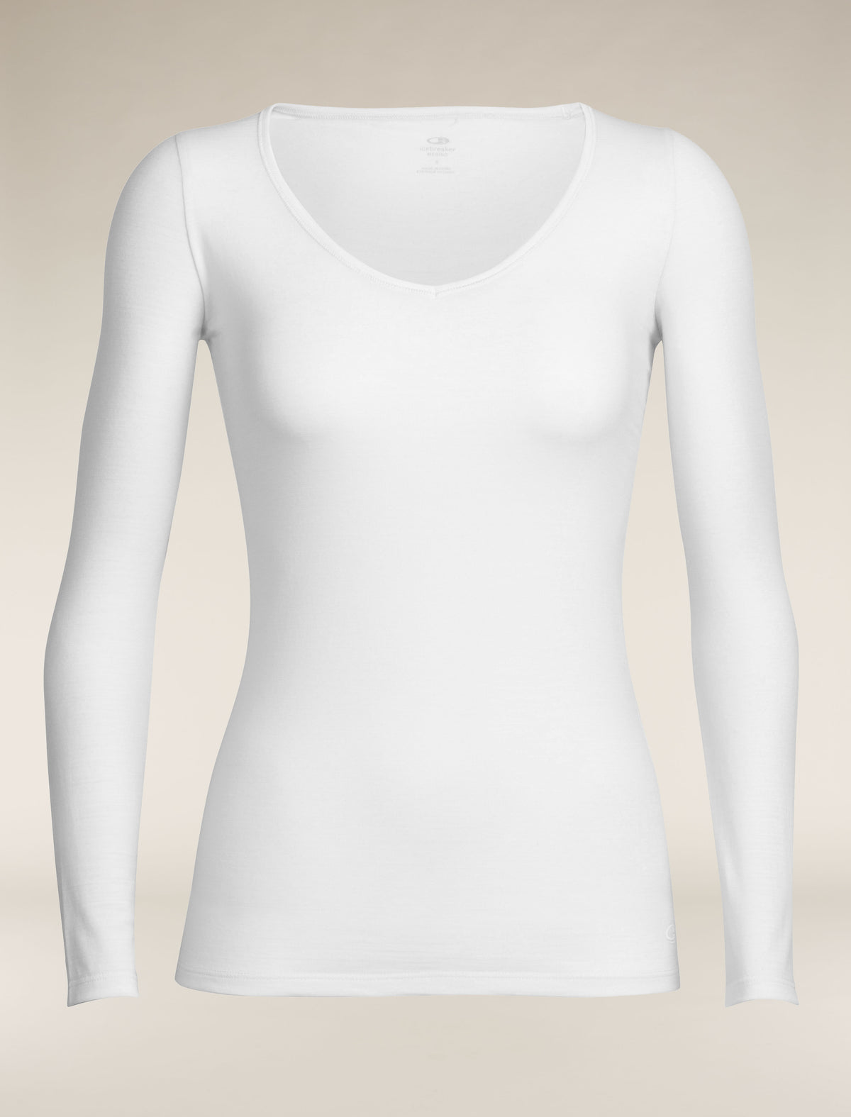 Maglia con scollo a cuore e maniche lunghe in lana merino Siren Donna  - 9