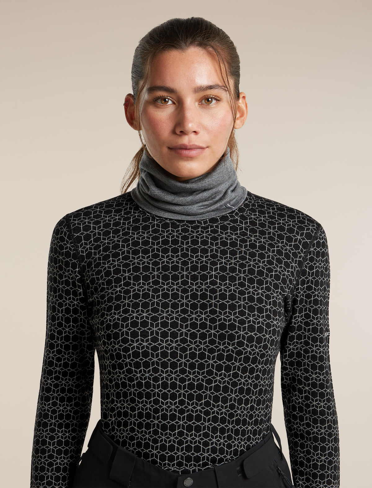 icebreaker® Merino Apex Chute Unisex Gritstone Heather Unisex - 2
