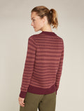 Women's Waypoint Crew Sweater Port/Cedarwood - 4