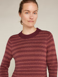 Women's Waypoint Crew Sweater Port/Cedarwood - 7