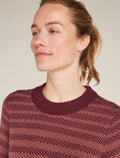 Women's Waypoint Crew Sweater Port/Cedarwood - 8