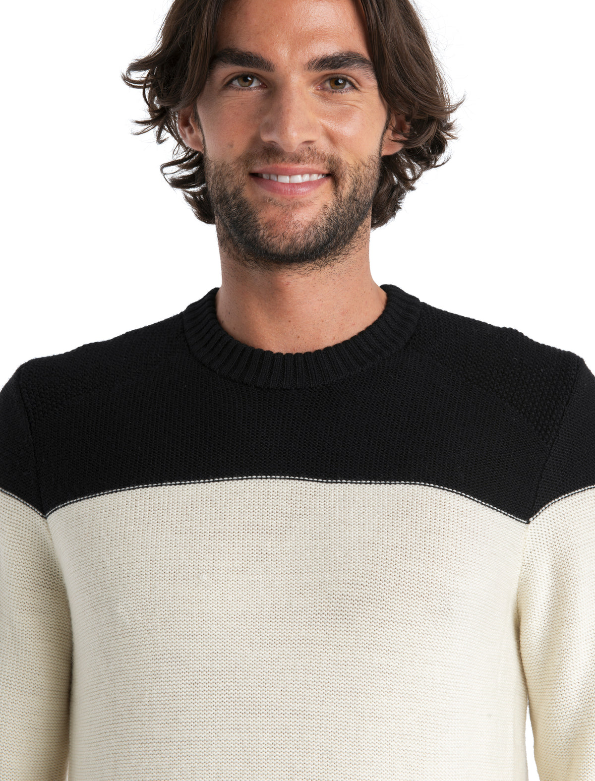 Men's Waypoint Crew Sweater Black/Undyed - 5