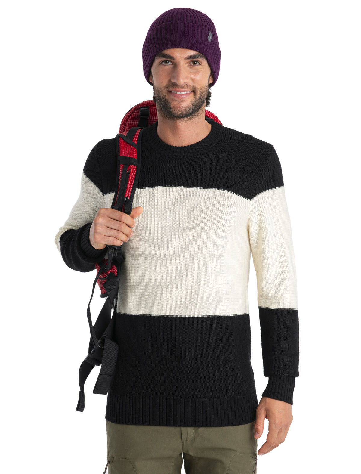 Men's Waypoint Crew Sweater Black/Undyed - 6
