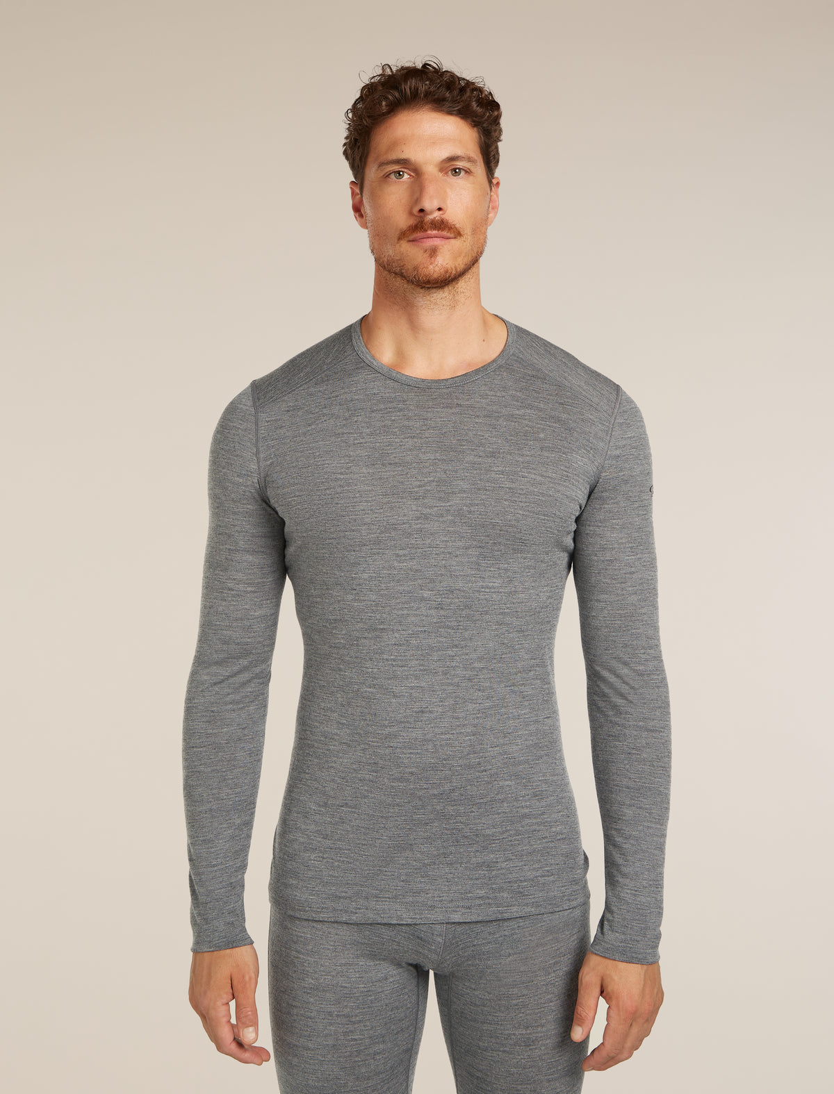 Men's 200 Oasis Thermal Top Gritstone Heather - 1