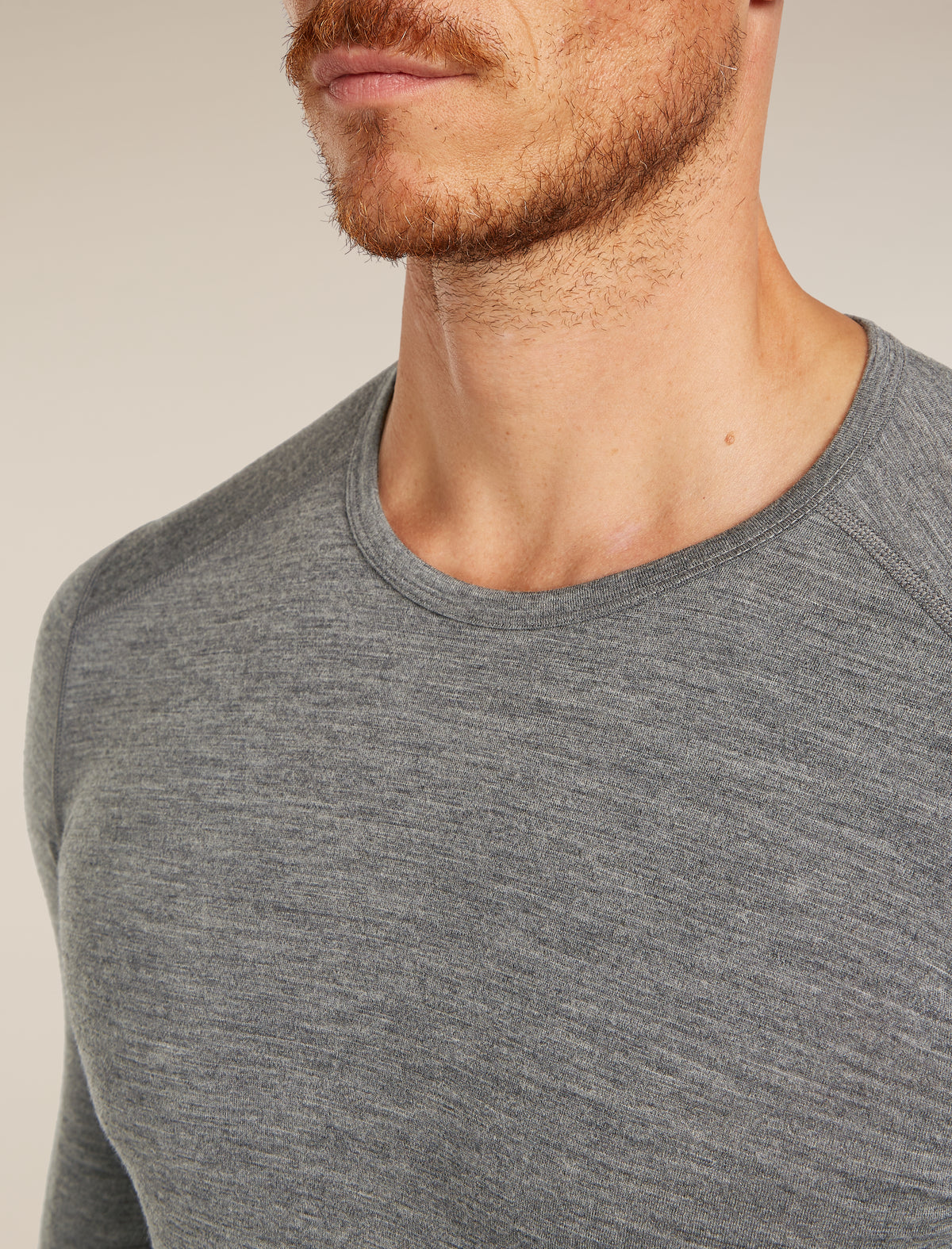 Men's 200 Oasis Thermal Top Gritstone Heather - 6