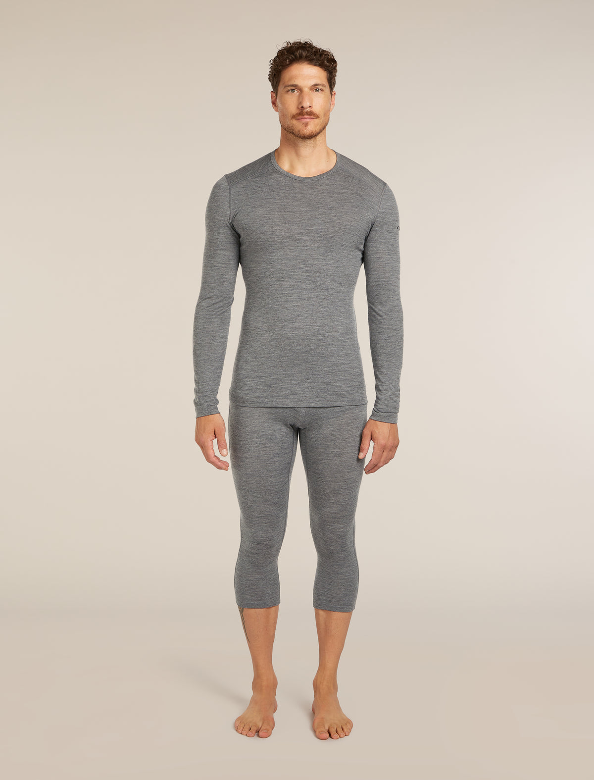 Men's 200 Oasis Thermal Top Gritstone Heather - 3