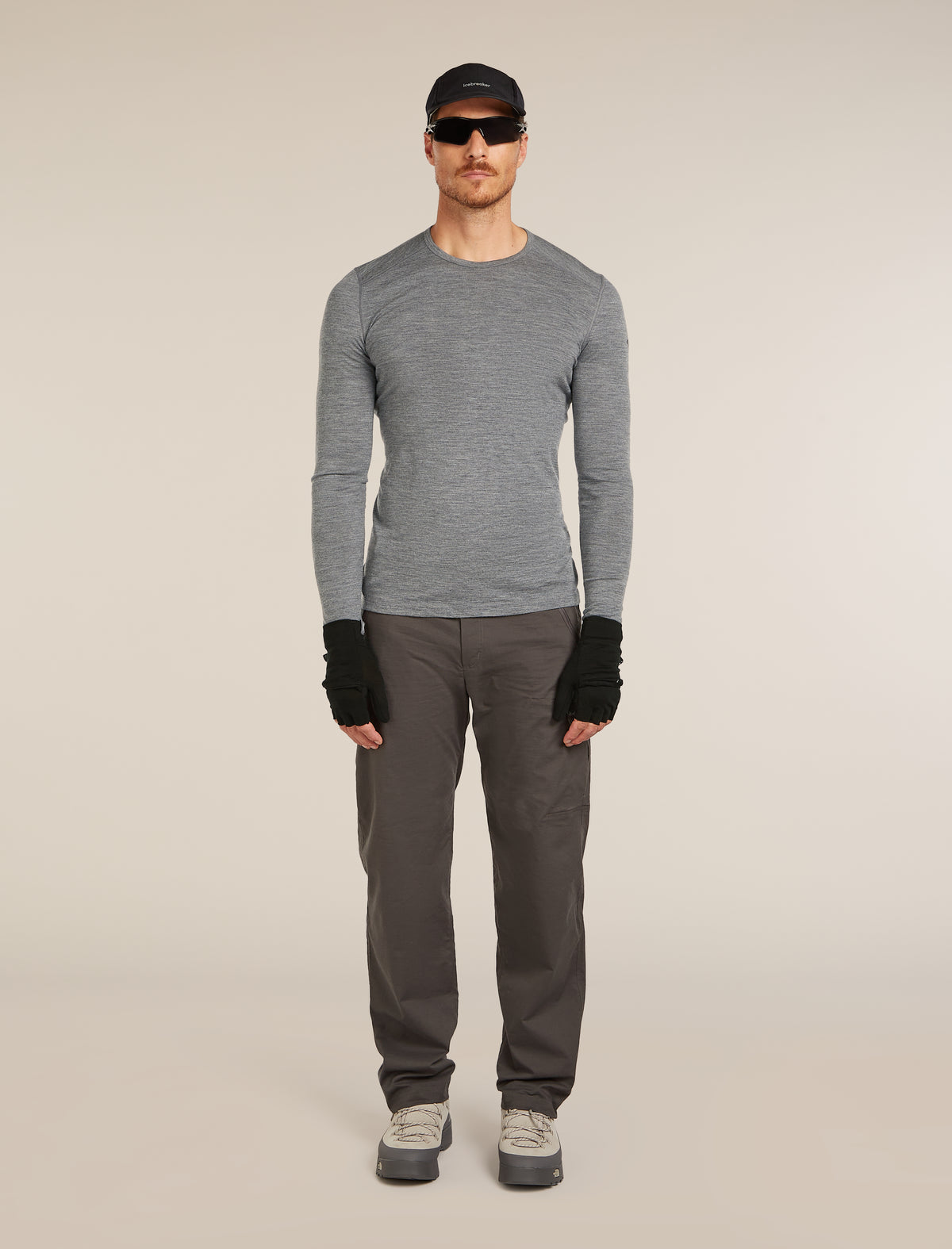 Men's 200 Oasis Thermal Top Gritstone Heather - 4