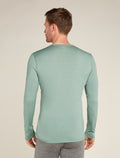 Men's Merino 200 Oasis Long Sleeve Crew Thermal Top Moss - 2