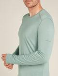 Men's Merino 200 Oasis Long Sleeve Crew Thermal Top Moss - 5
