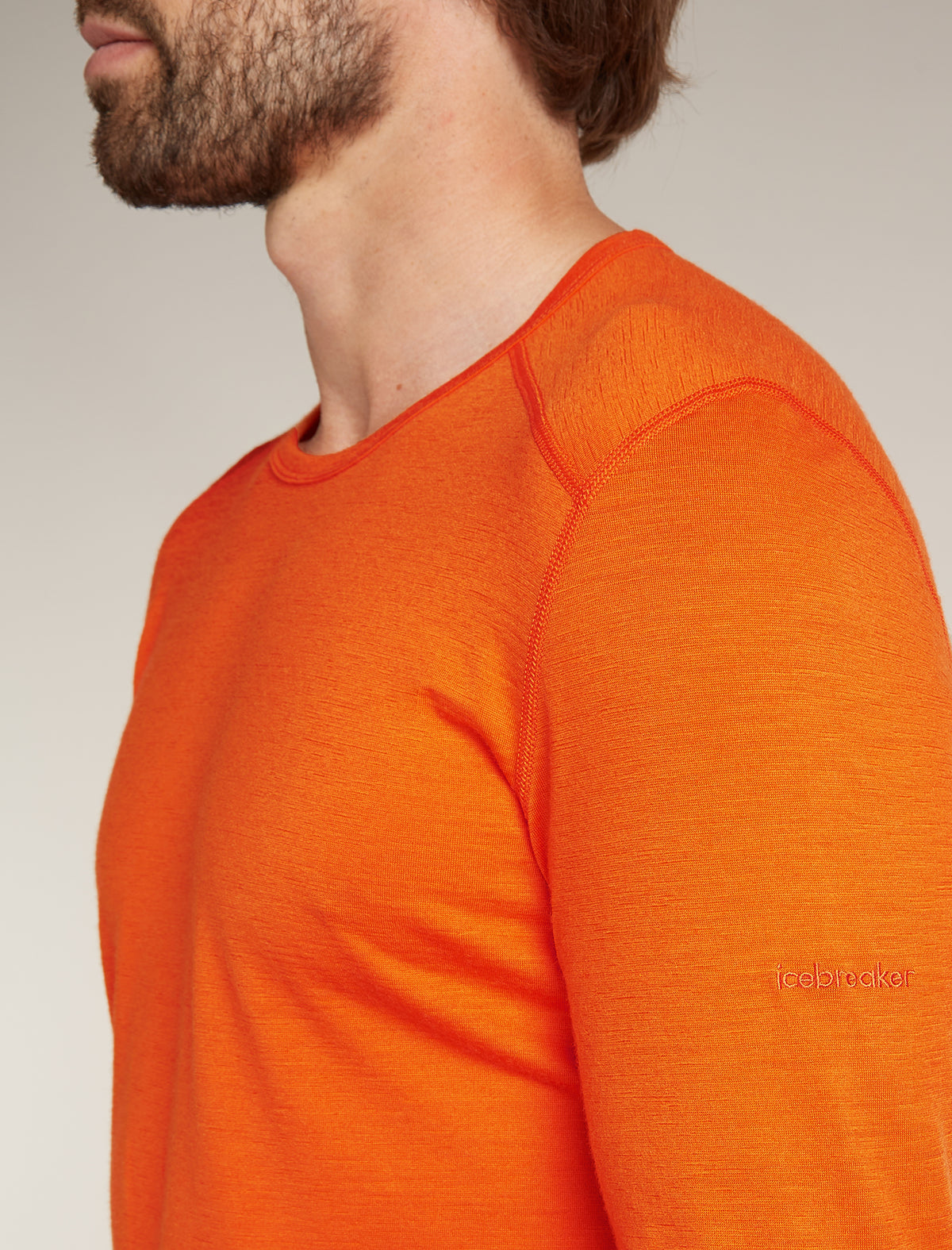 Merino 200 Oasis Thermo-Langarmshirt mit Rundhalsausschnitt Herren  - 5