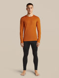 icebreaker® Merino 200 Oasis Thermo-Langarmshirt mit Rundhalsausschnitt Herren Spice Men - 3