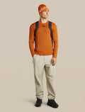 icebreaker® Merino 200 Oasis Thermo-Langarmshirt mit Rundhalsausschnitt Herren Spice Men - 4
