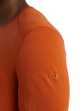 icebreaker® Merino 200 Oasis Thermo-Langarmshirt mit Rundhalsausschnitt Herren Spice Men - 6