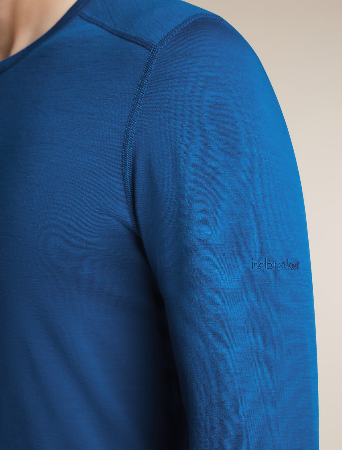 icebreaker® Merino 200 Oasis Thermo-Langarmshirt mit Rundhalsausschnitt Herren Lazurite Men - 6