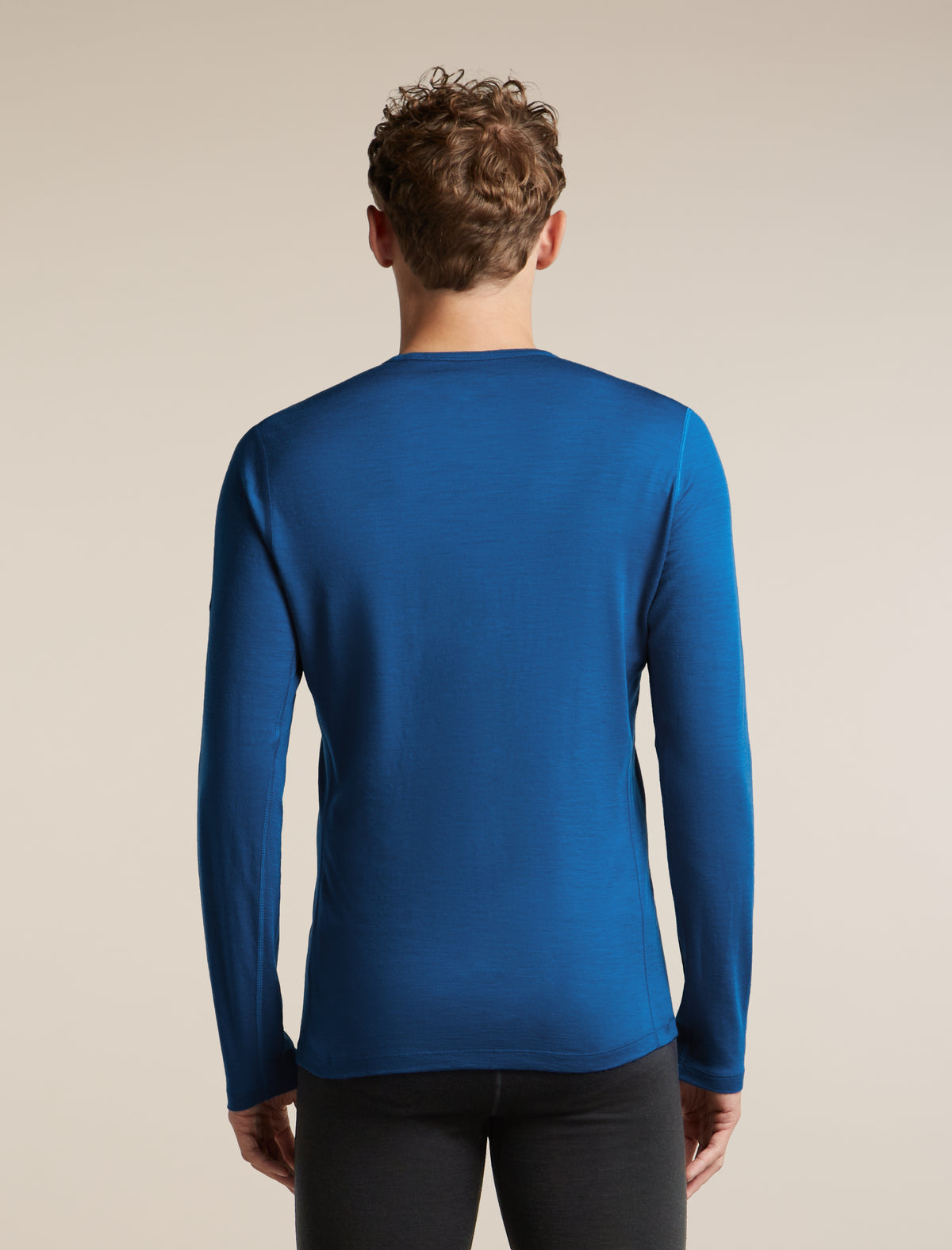 icebreaker® Merino 200 Oasis Thermo-Langarmshirt mit Rundhalsausschnitt Herren Lazurite Men - 2