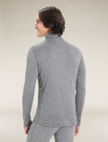 Men's Merino 200 Oasis Long Sleeve Half Zip Thermal Top Gritstone Heather - 3