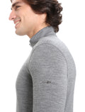 Men's Merino 200 Oasis Long Sleeve Half Zip Thermal Top Gritstone Heather - 6