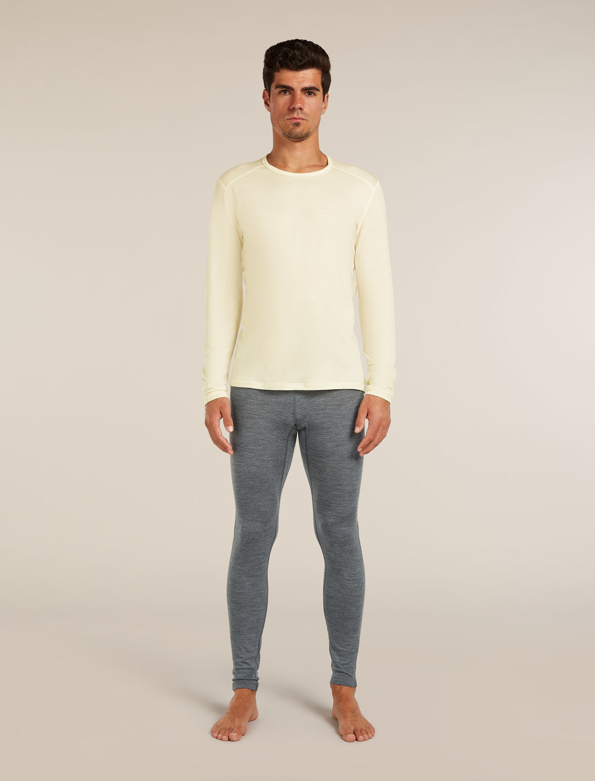 Men's 200 Oasis Thermal Leggings Gritstone Heather - 3
