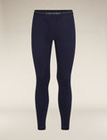 icebreaker® Leggings térmicos de hombre con bragueta Merino 200 Oasis para hombre Midnight Navy Men - 7