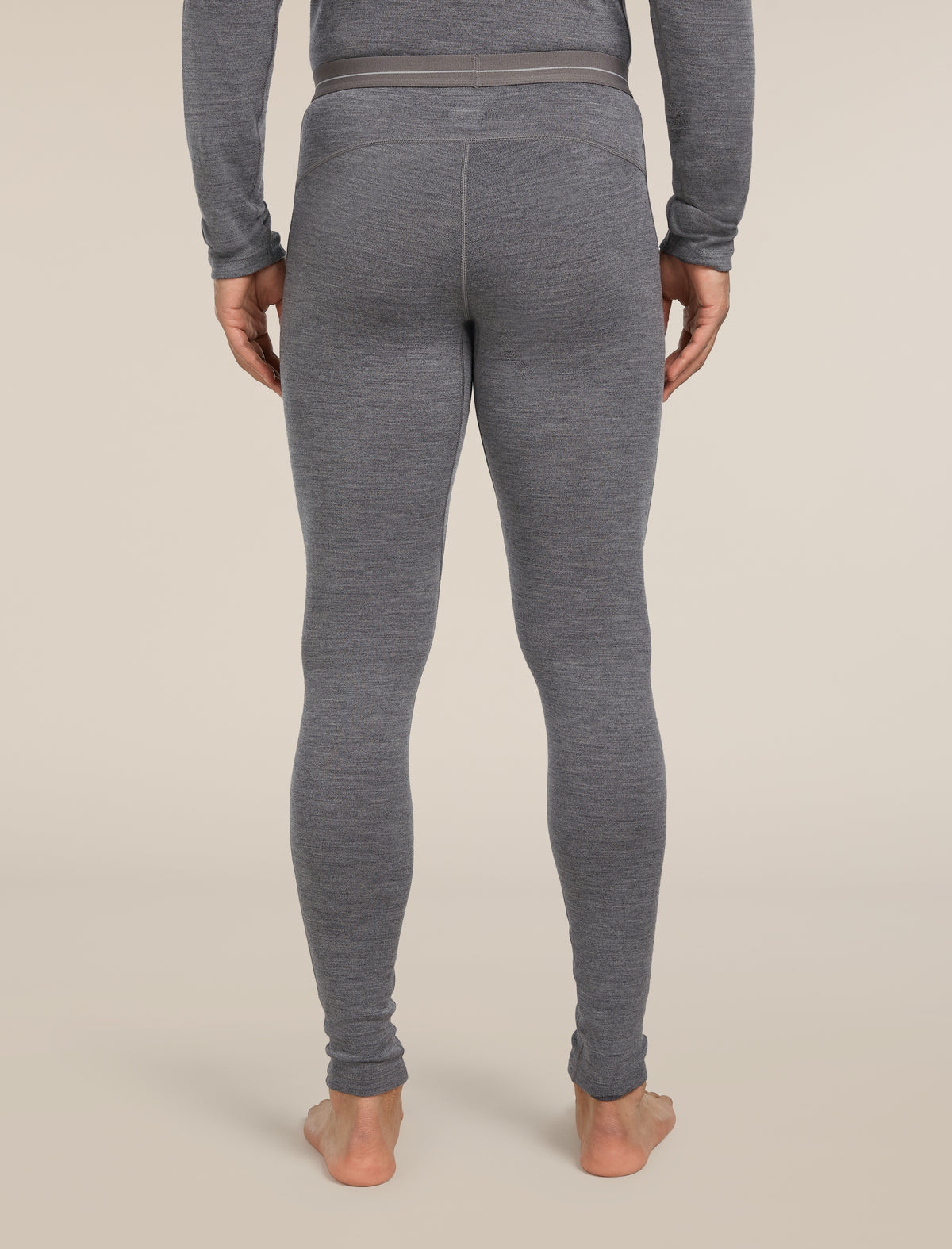 icebreaker® Merino 260 Oasis Thermo-Leggings mit Eingriff Herren Gritstone Heather Men - 2