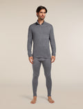 icebreaker® Merino 260 Oasis Thermo-Leggings mit Eingriff Herren Gritstone Heather Men - 3