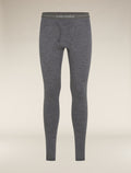 icebreaker® Merino 260 Oasis Thermo-Leggings mit Eingriff Herren Gritstone Heather Men - 7