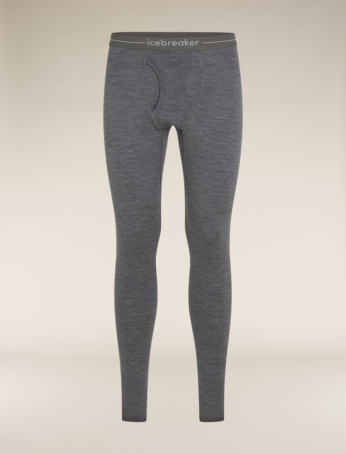 icebreaker® Merino 260 Oasis Thermo-Leggings mit Eingriff Herren Gritstone Heather Men - 7
