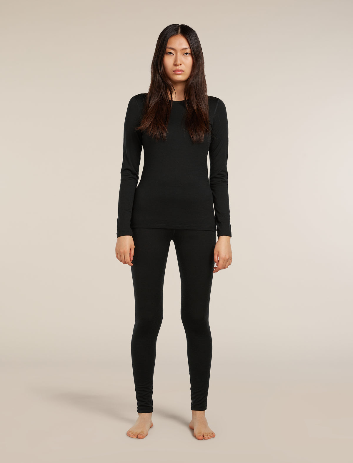 Women's 200 Oasis Thermal Top Black - 3