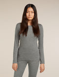 Women's 200 Oasis Thermal Top Gritstone Heather - 1