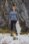 Women's 200 Oasis Thermal Top Gritstone Heather - 11