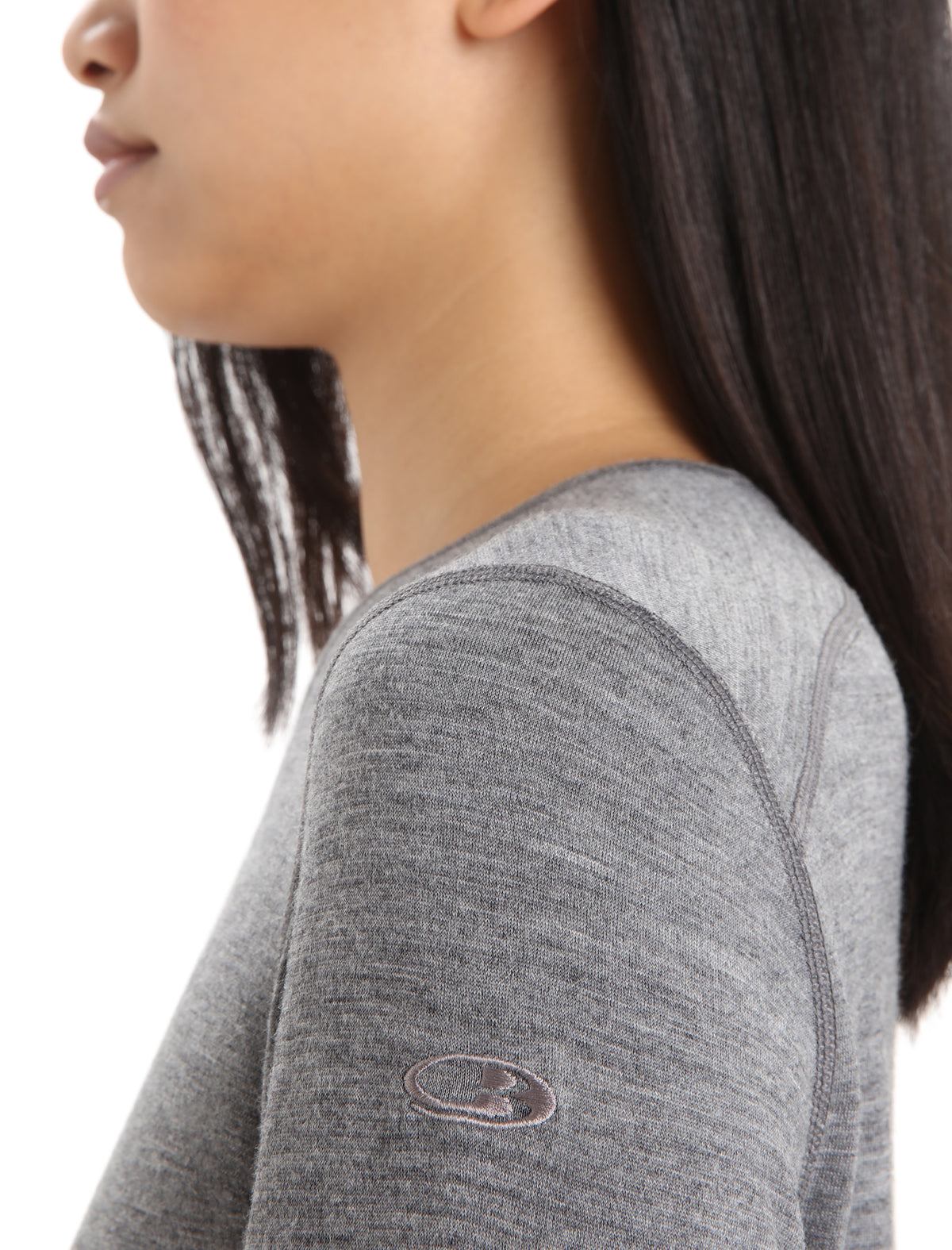 Women's 200 Oasis Thermal Top Gritstone Heather - 5