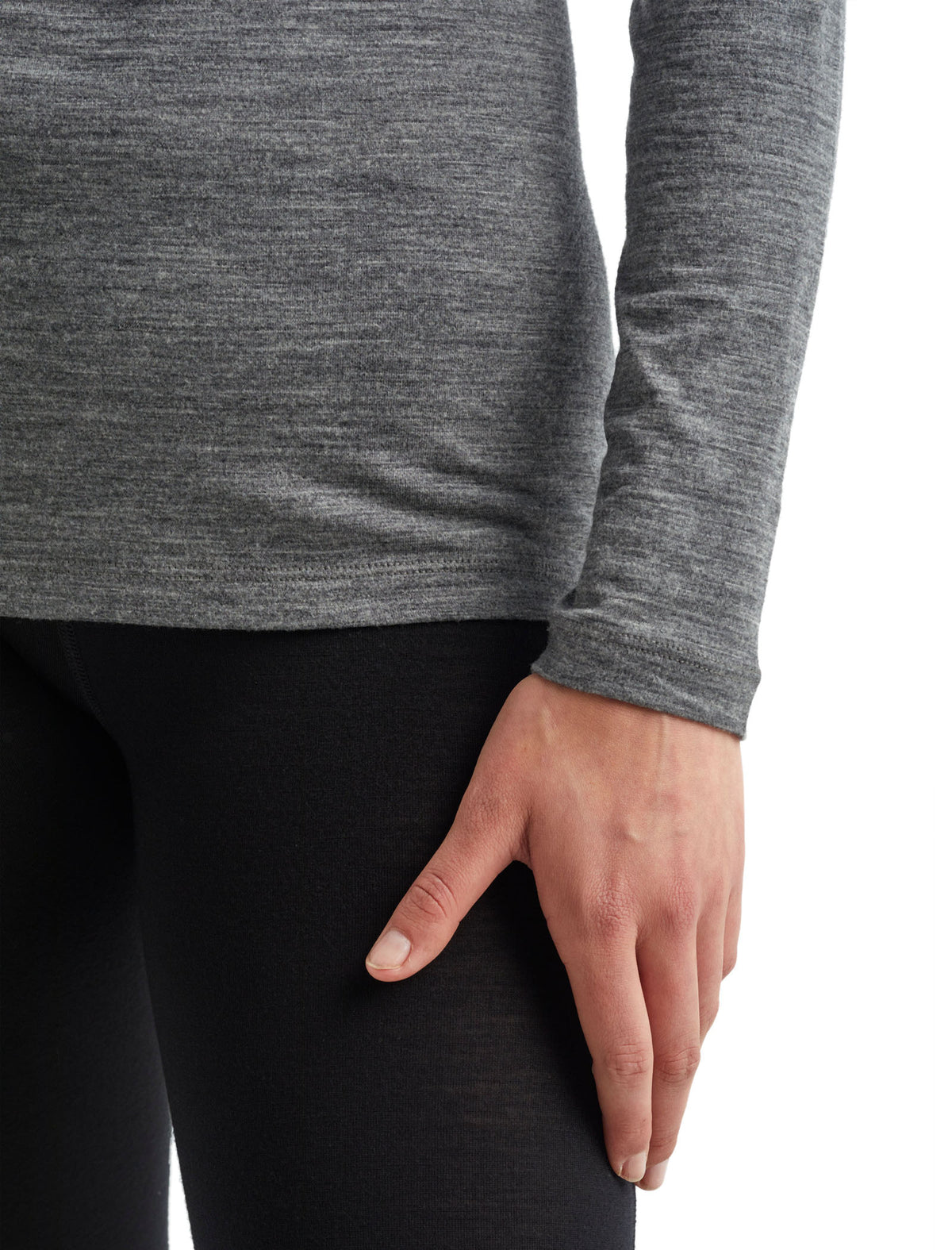 Women's 200 Oasis Thermal Top Gritstone Heather - 8