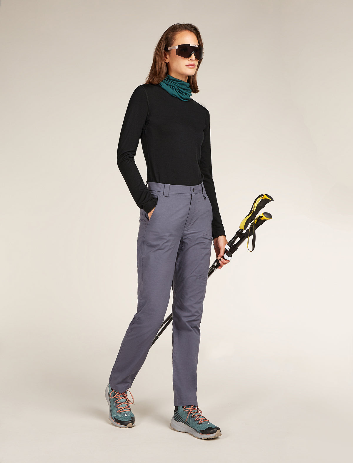 Women's Merino 200 Oasis Long Sleeve Crew Thermal Top Black Unboxed - 4