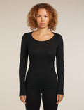 Women's 200 Oasis Thermal Top Black - 1