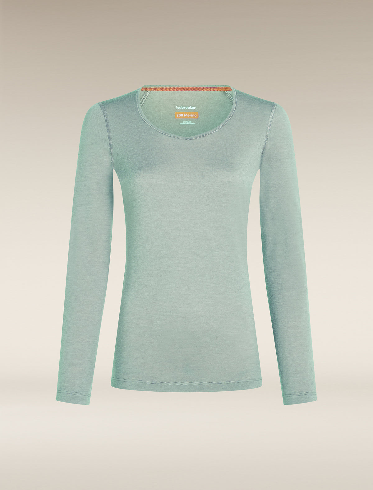 Women's Merino 200 Oasis Long Sleeve Scoop Thermal Top Moss - 7