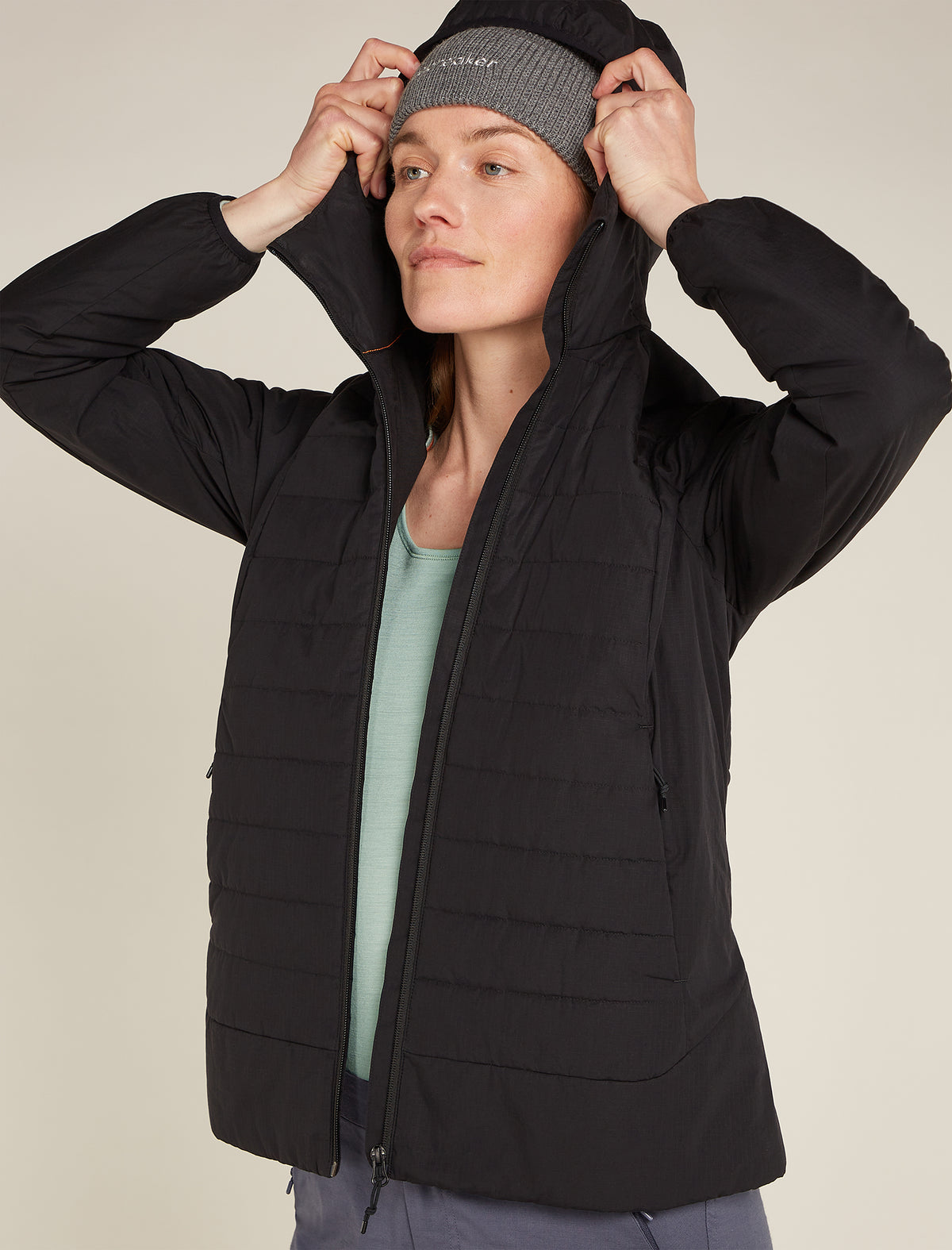 Women's Merino 200 Oasis Long Sleeve Scoop Thermal Top Moss - 4