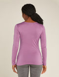 Women's Merino 200 Oasis Long Sleeve Scoop Thermal Top Deco - 3