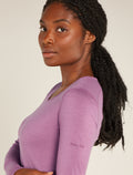 Women's Merino 200 Oasis Long Sleeve Scoop Thermal Top Deco - 6