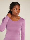 Women's Merino 200 Oasis Long Sleeve Scoop Thermal Top Deco - 7