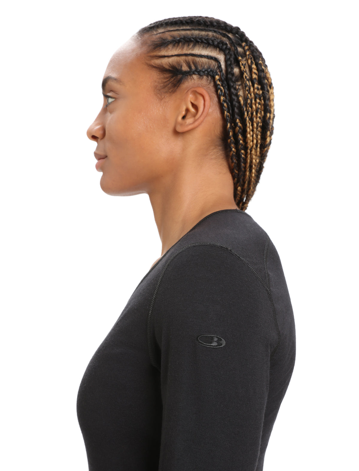 Women's 200 Oasis Thermal Top Black - 5