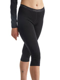 Women's 200 Oasis 3 4 Thermal Leggings Black - 7