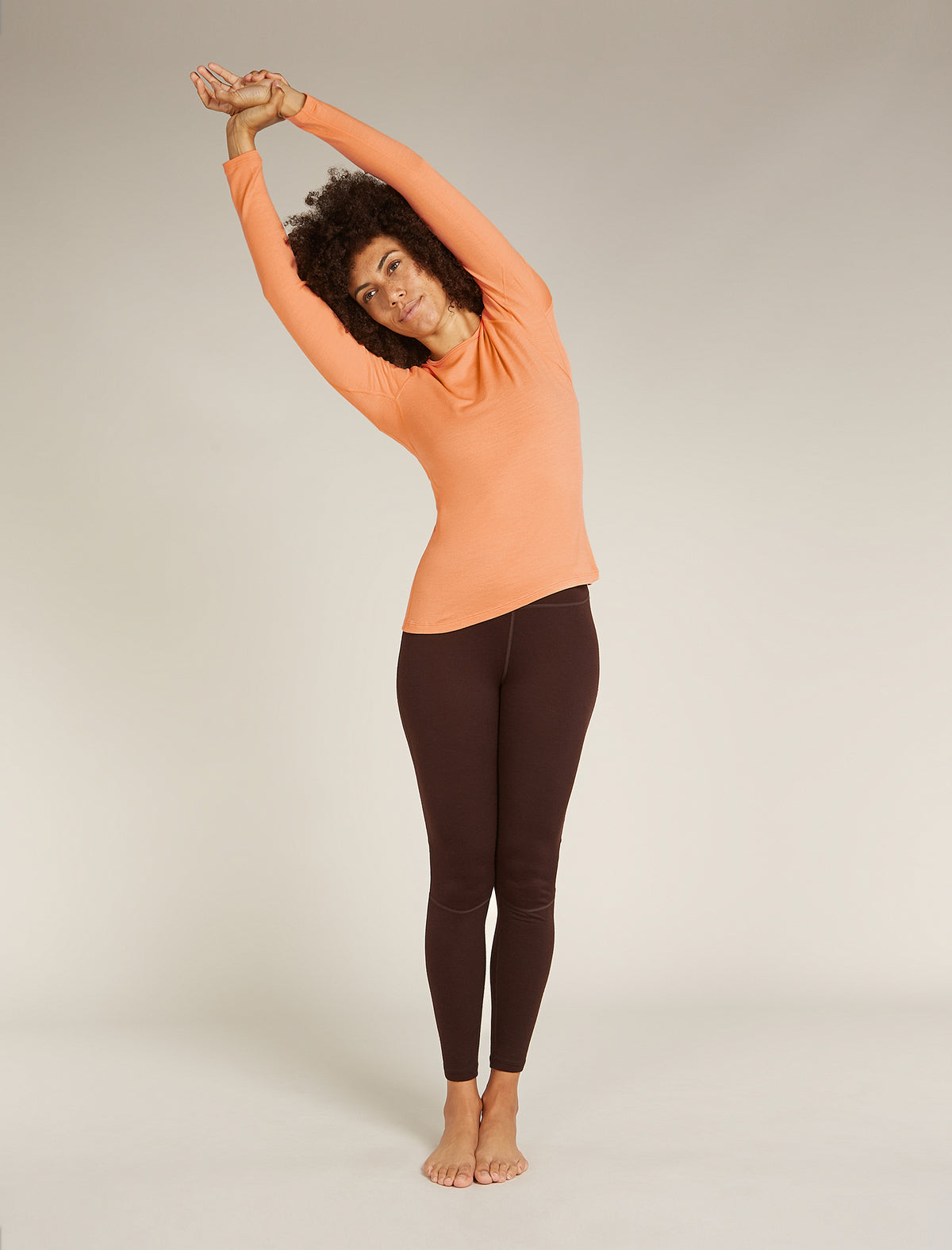 Women's Merino 260 Tech Long Sleeve Crew Thermal Top Feldspar - 4