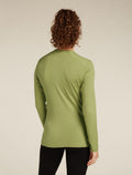 Women's Merino 260 Tech Long Sleeve Crew Thermal Top Olive - 2