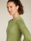 Women's Merino 260 Tech Long Sleeve Crew Thermal Top Olive - 5